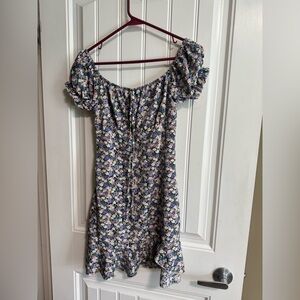 SHEIN Floral Mini Dress - Multicolor